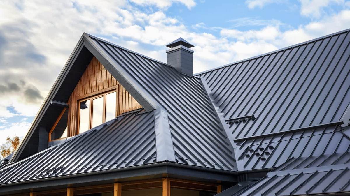 Karabağlar EPDM Kauçuk Çatı – antrasit kenet sistem metal çatıyla kaplanmış müstakil ev Karabağlar EPDM Kauçuk Çatı – antrasit kenet sistem metal çatıyla kaplanmış müstakil ev